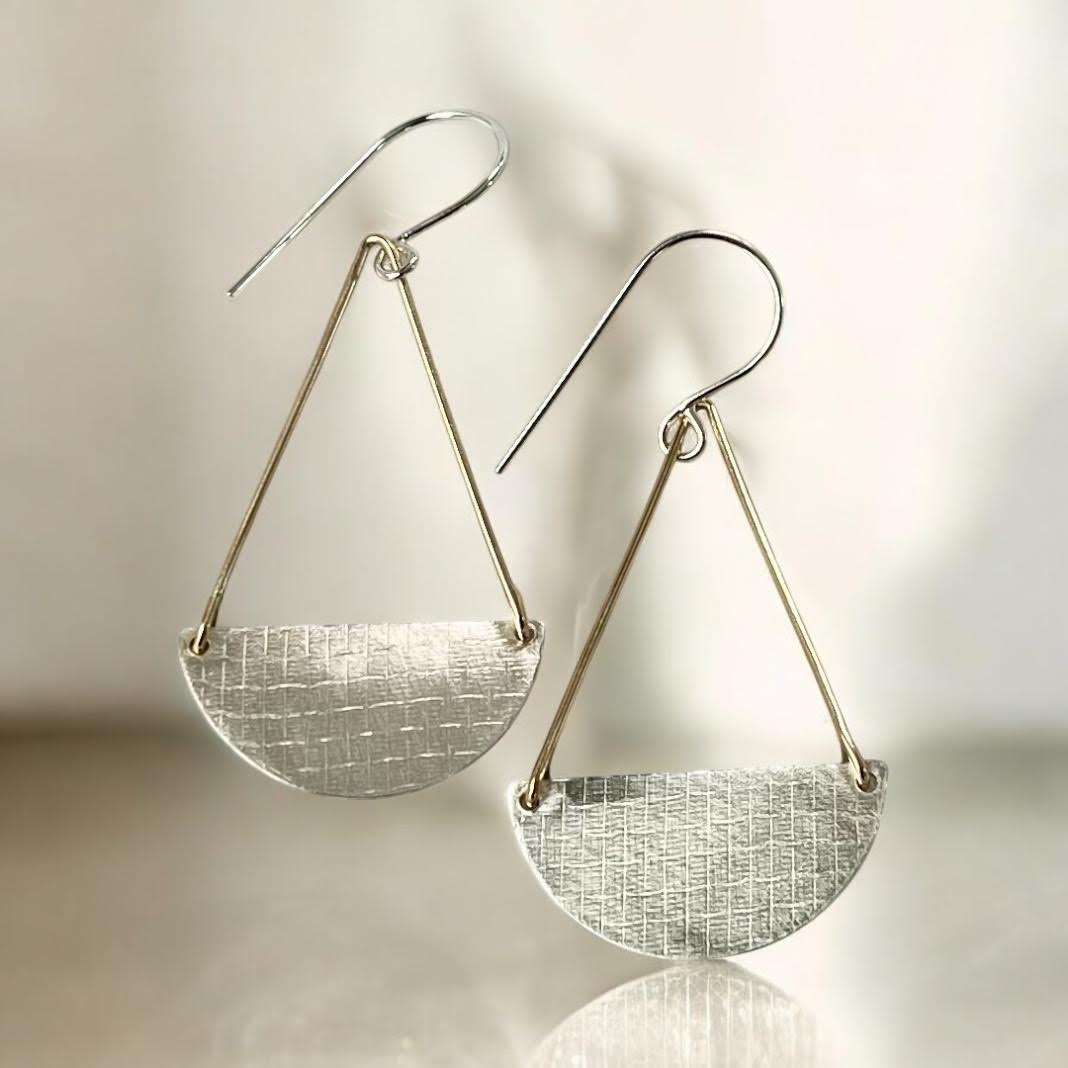 handmade, sterlingsilver, gold filled, earrings