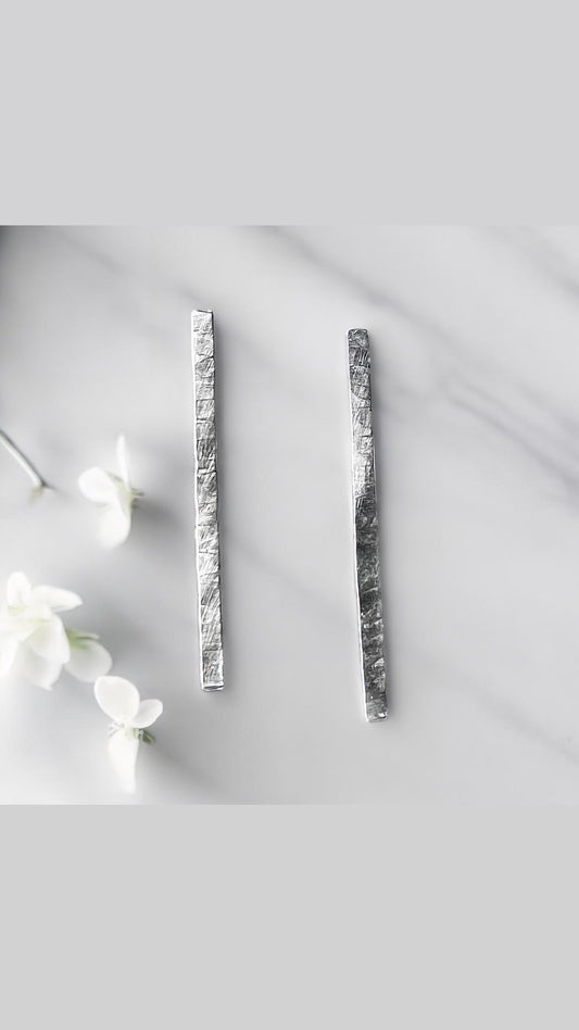 sterling silver, handmade, earrings