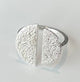 handmade sterling silver split moon ring