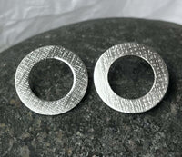 sterling silver hoop earrings