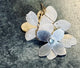 handmade silver flower necklace