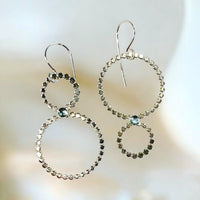 Asymmetric Sterling Silver Earrings