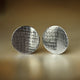 Curved Texture Sterling Silver Earrings