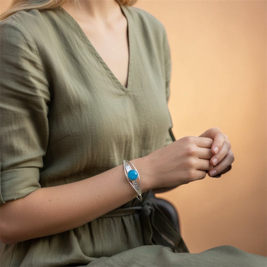 Charming Chalcedony Cuff