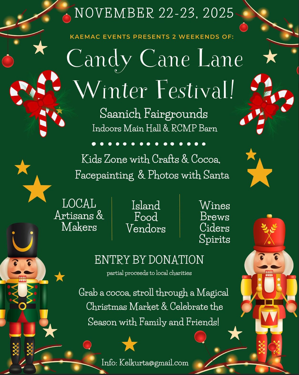 Candy Cane Lane Winter Festival- Nov 22 & 23