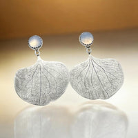 sterling silver, chalcedony, handmade, earrings