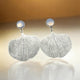 sterling silver, chalcedony, handmade, earrings
