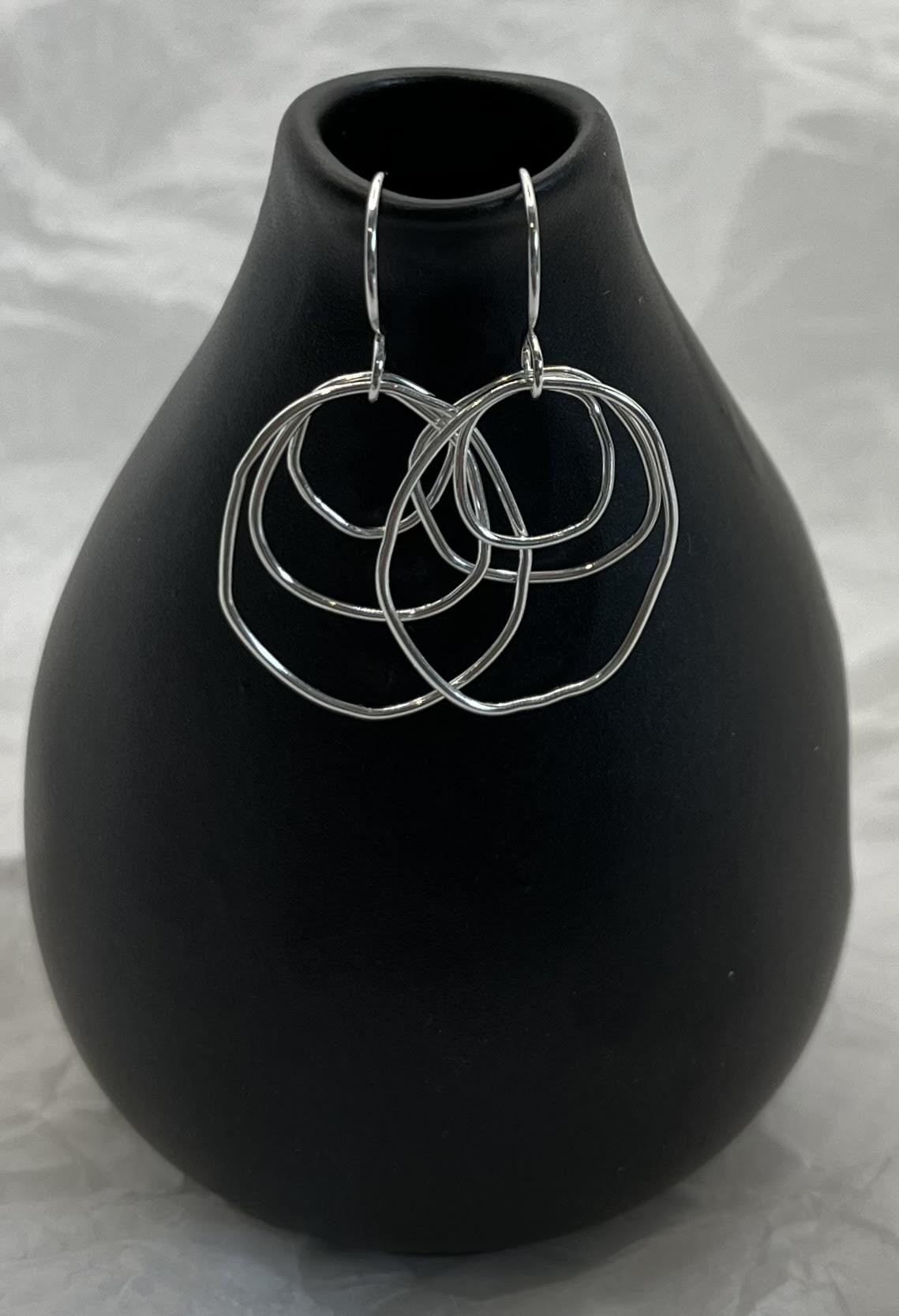 sterling silver, handmade, earrings