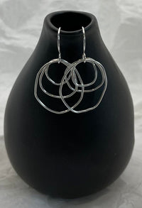 sterling silver, handmade, earrings