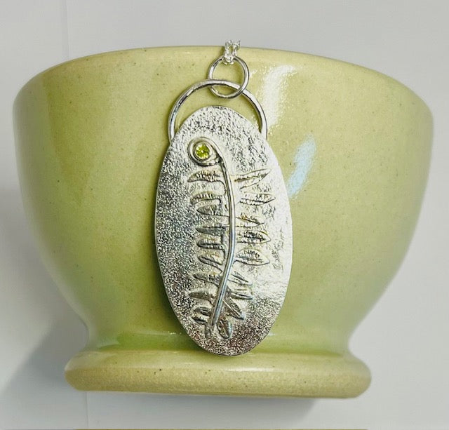 silver Fern Necklace
