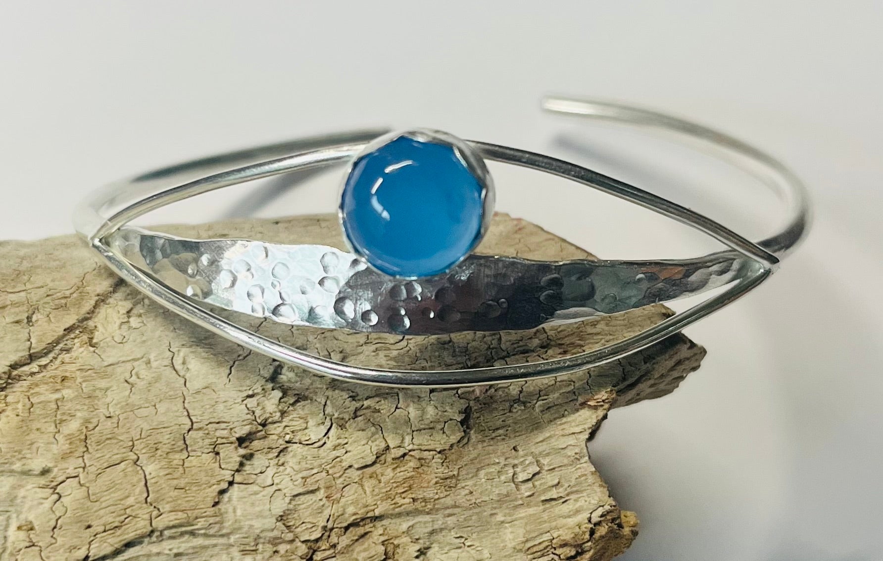 Charming Chalcedony Cuff