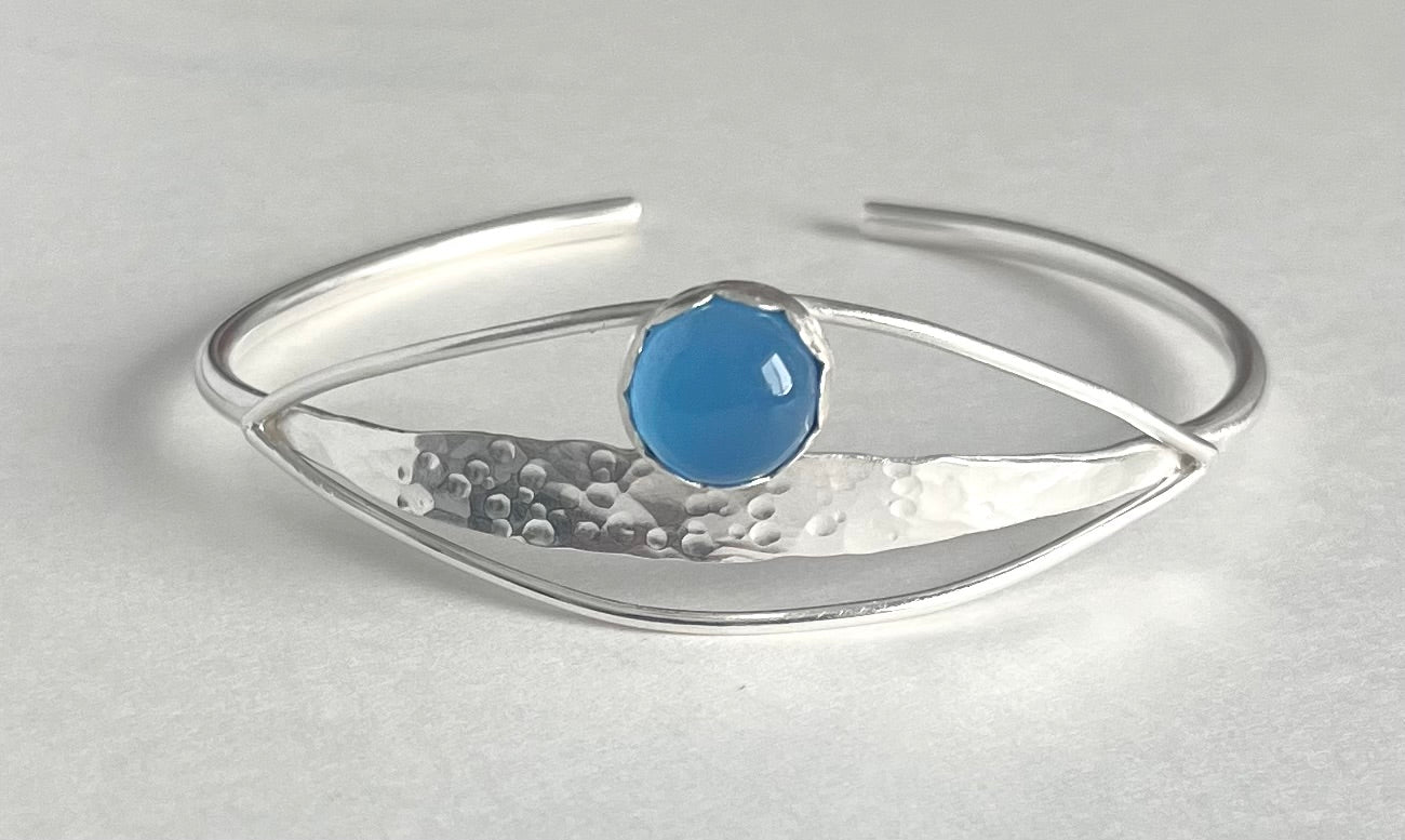 Charming Chalcedony Cuff