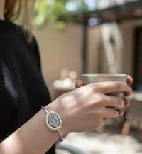 Moonstone Cuff