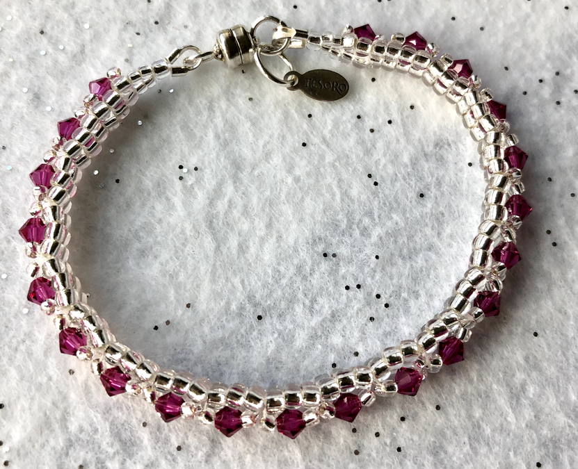 Pink Tennis Bracelet