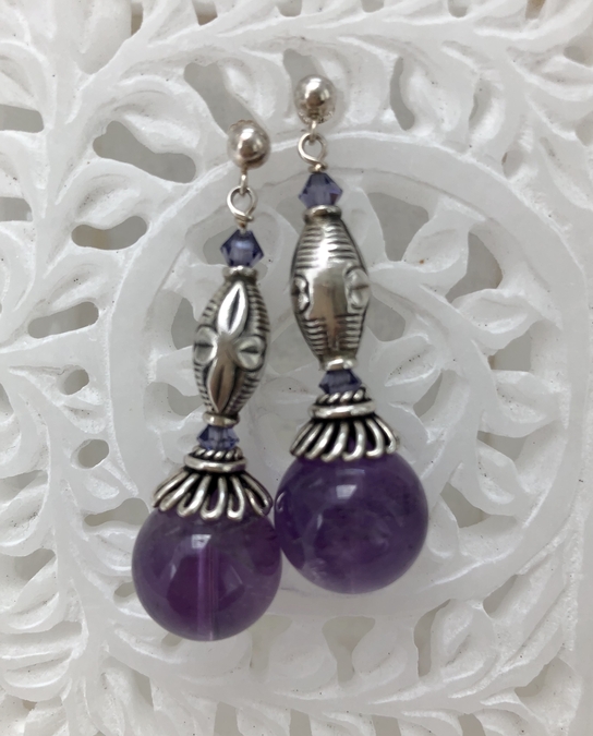 Tesoro 2025 amethyst earrings