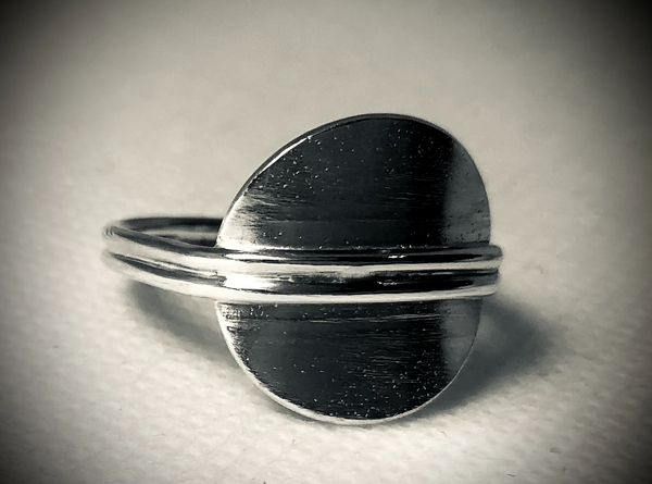 Sterling Disc Ring