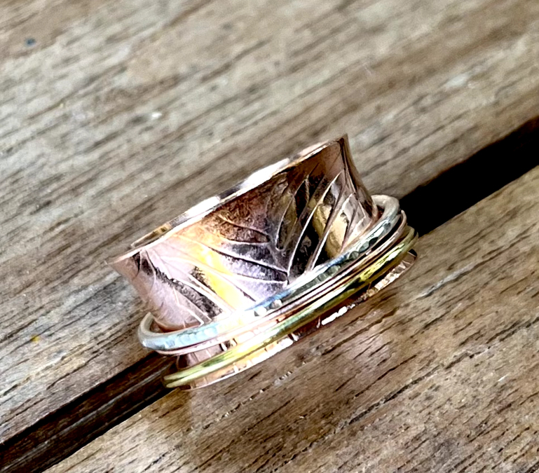 Copper Spinner Ring